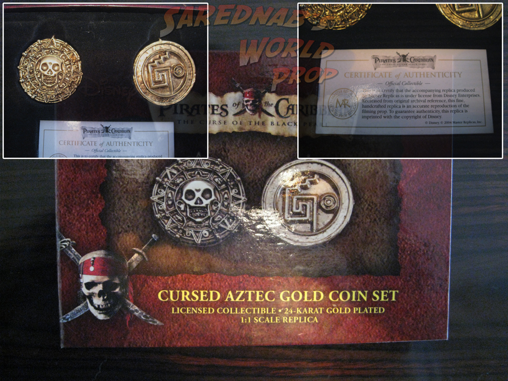 Details about   Pirates of the Caribbean Disney memorabilia Aztec Gold Baseball 